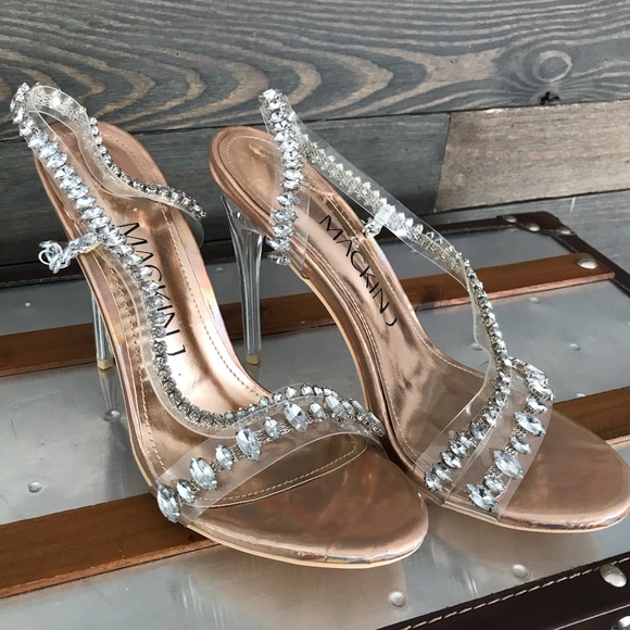 Clear Heels- Size 8 - Picture 2 of 4